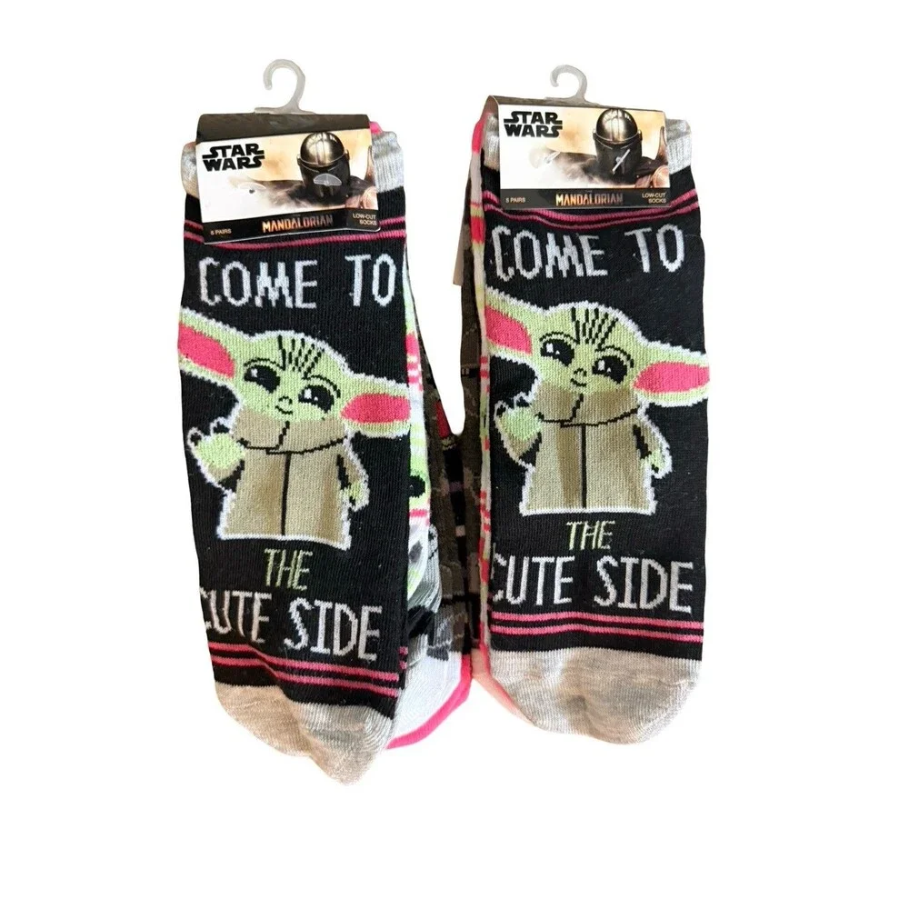 Star Wars Mandalorian Grogu Socks 10 Pairs Baby Yoda No Show Womens New